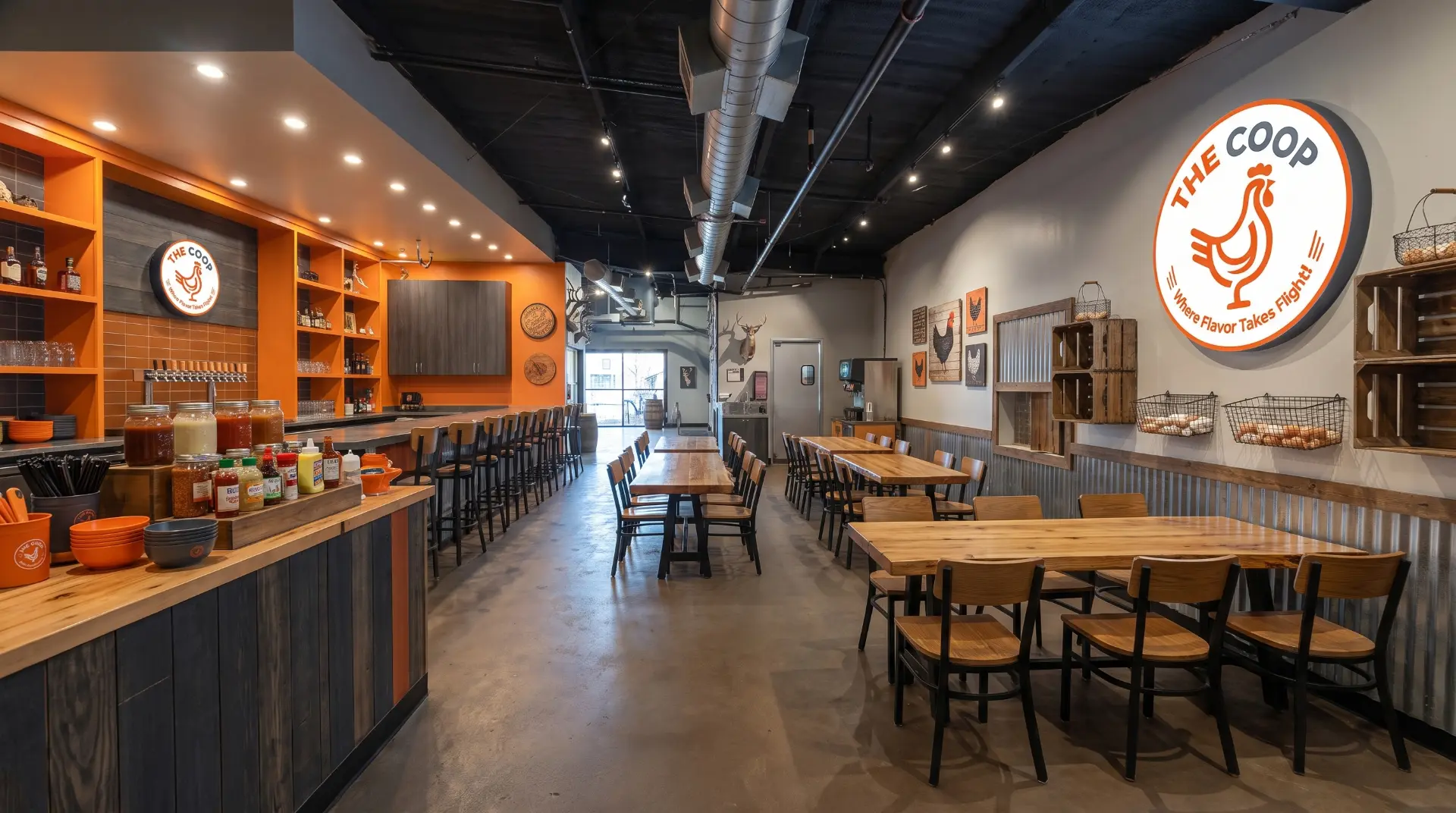 The COOP dining room