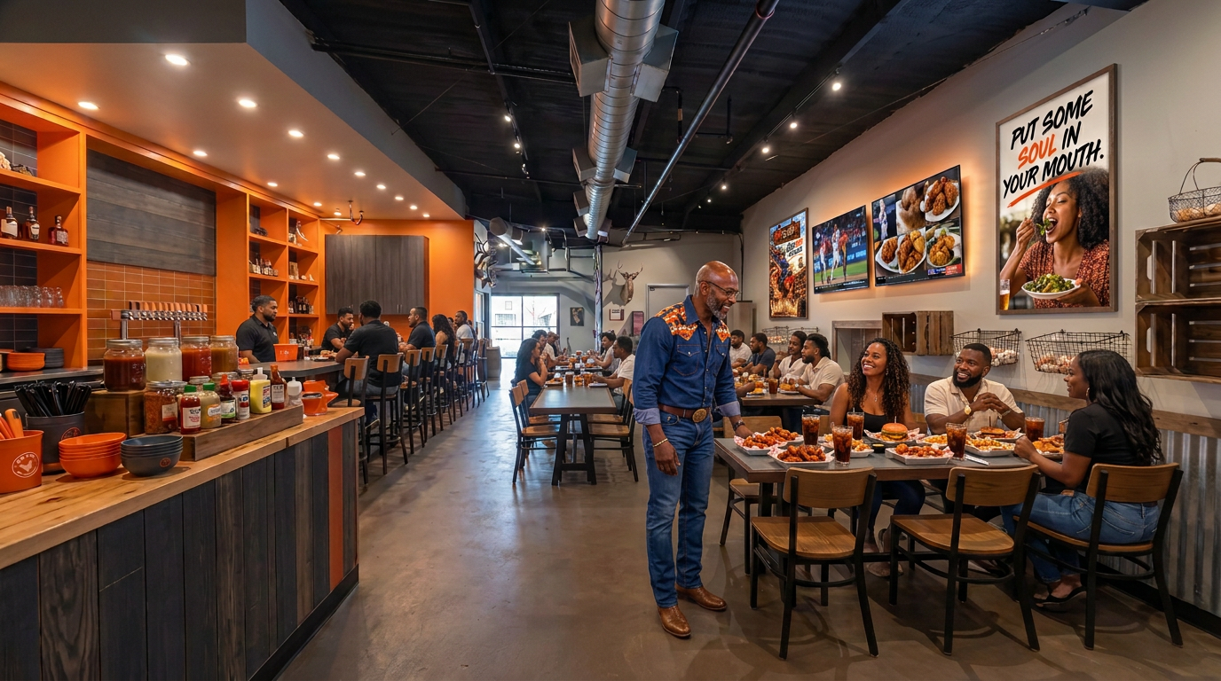 Guests being welcomed inside The COOP dining room
